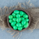 Des bonbons verts pour apporter de la gaieté dans vos cadeaux !
