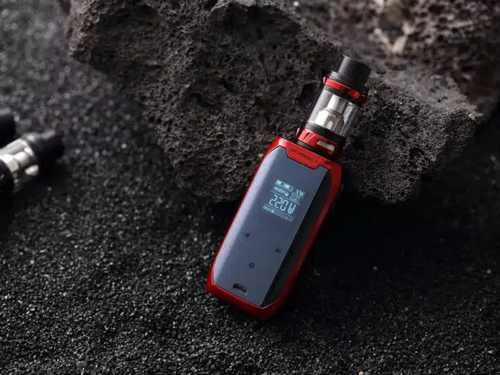 red and black box mod
