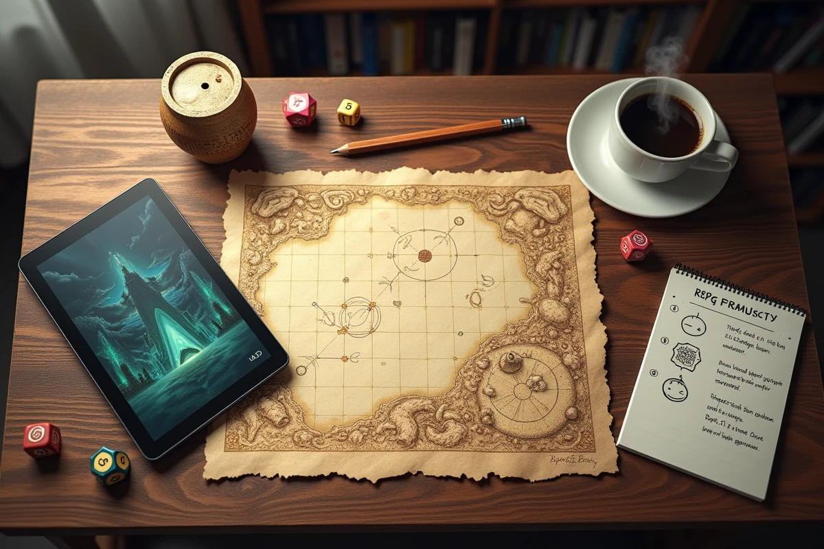 Plan de donjon et notes de stratégie pour préparer le Royaume d'encre Dofus avec personnage niveau 200